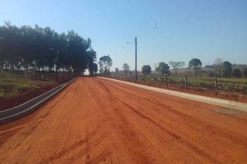 Foto - Melhorias na Estrada com saída para o Taquaral