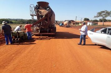 Foto - Melhorias na Estrada com saída para o Taquaral