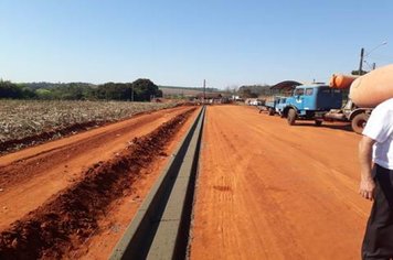 Foto - Melhorias na Estrada com saída para o Taquaral