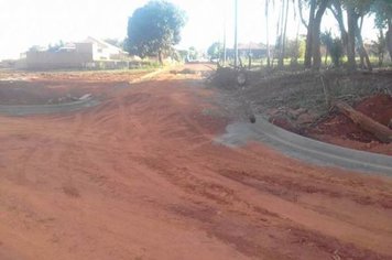 Foto - Melhorias na Estrada com saída para o Taquaral