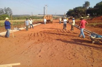 Foto - Melhorias na Estrada com saída para o Taquaral