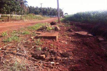 Foto - Melhorias na Estrada com saída para o Taquaral