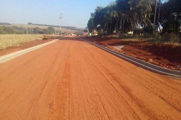 Foto - Melhorias na Estrada com saída para o Taquaral