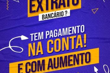 pAGAMENTO EM CONTA COM AUMENTO