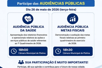 Convite para Audiência Pública