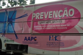 Unidade Móvel de Prevenção vem à Platina para oferecer exames de Papanicolau às mulheres platinenses