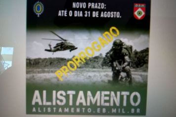 Prorrogação Alistamento Militar 