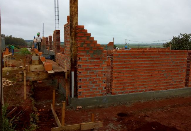 Construção da cozinha Piloto