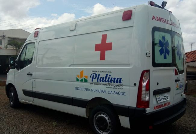 Nova Ambulância a serviço da população.