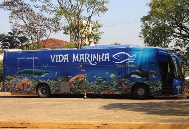 Museu itinerante Vida Marinha.