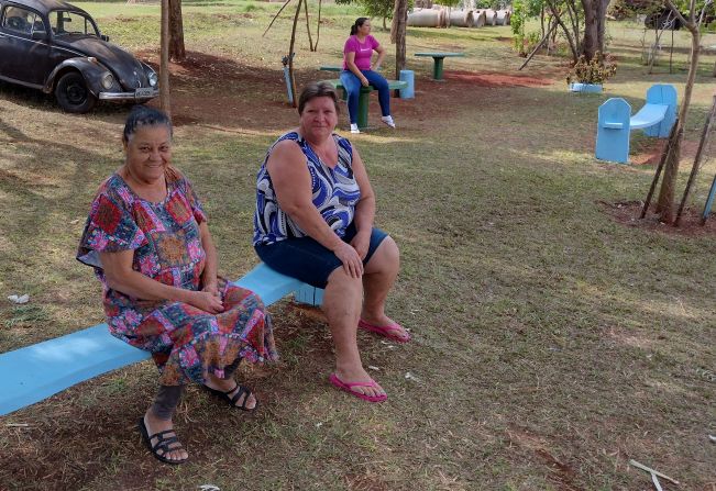 Espaço Publico é cuidado por moradores 